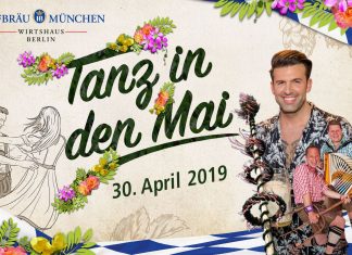 Danse dans le mois de mai au „Hofbräu München“ Wirtshaus Berlin – Maibock, cochon de lait et bien plus encore